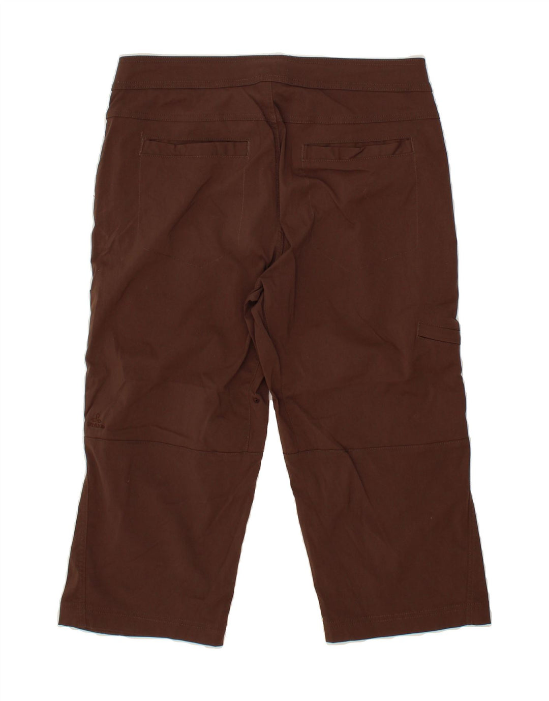 PRANA Womens Straight Capri Trousers UK 14 Medium W34 Brown Vintage Prana and Second-Hand Prana from Messina Hembry 