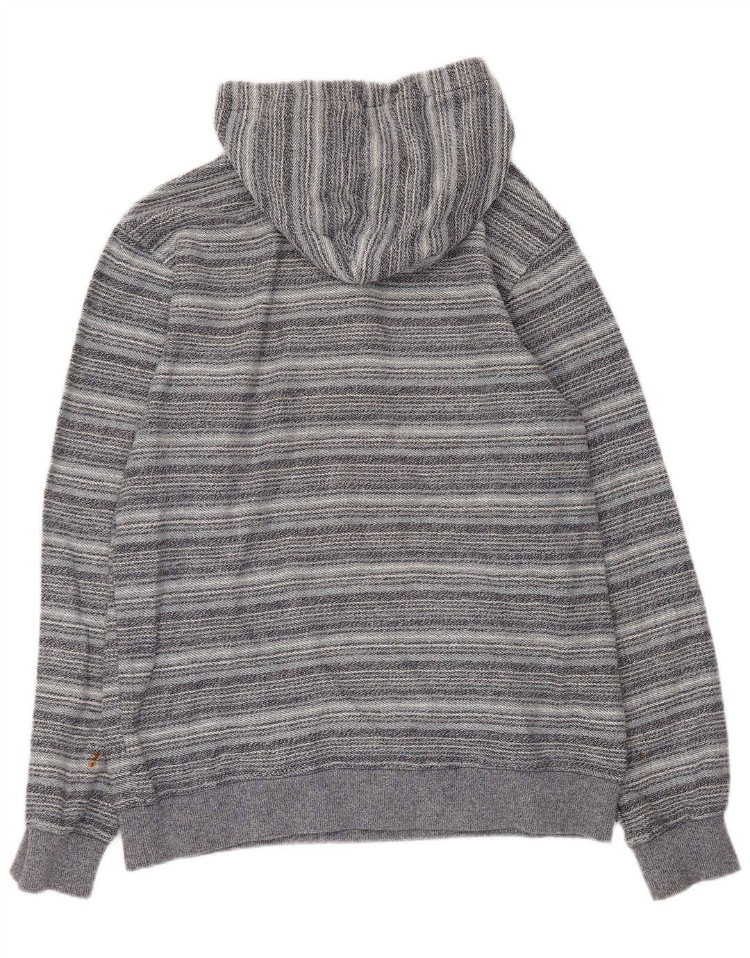 Rip Curl Damen Pullover Pullover UK 14 Large Grau Nadelstreifen