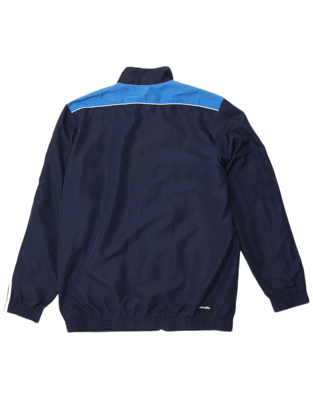 ADIDAS Herren Climalite Trainingsanzug Top Jacke UK 44/46 Large Marineblau