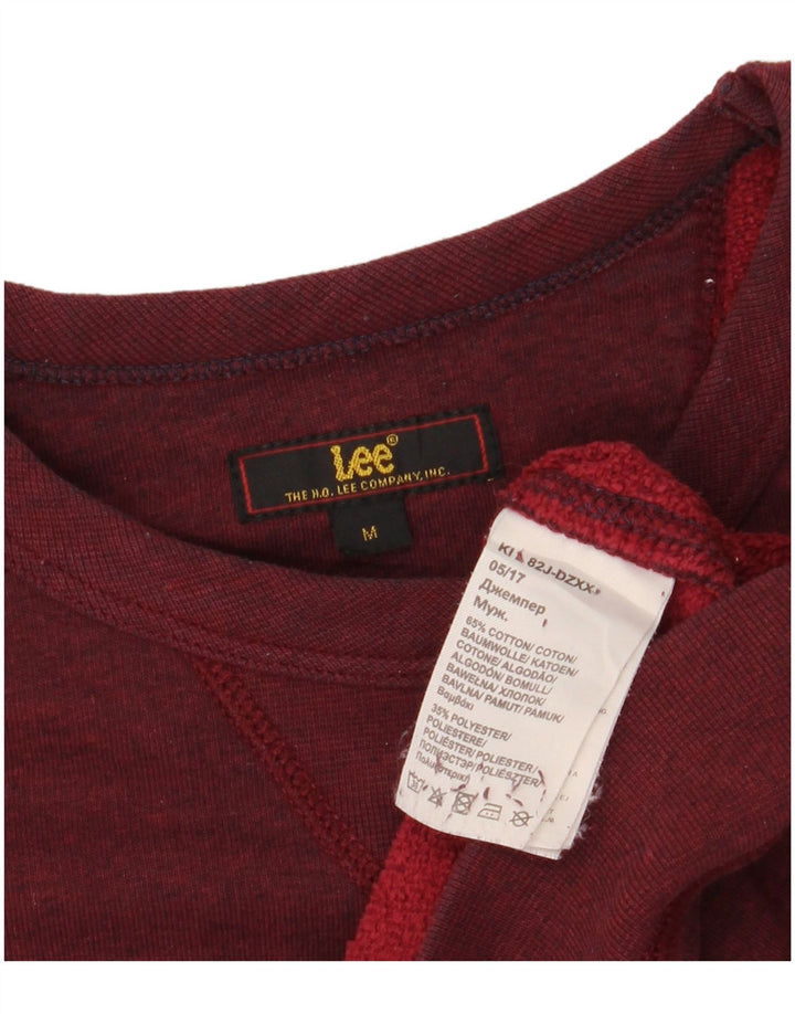 Lee Herren-Sweatshirt-Pullover, mittlere kastanienbraune Baumwolle