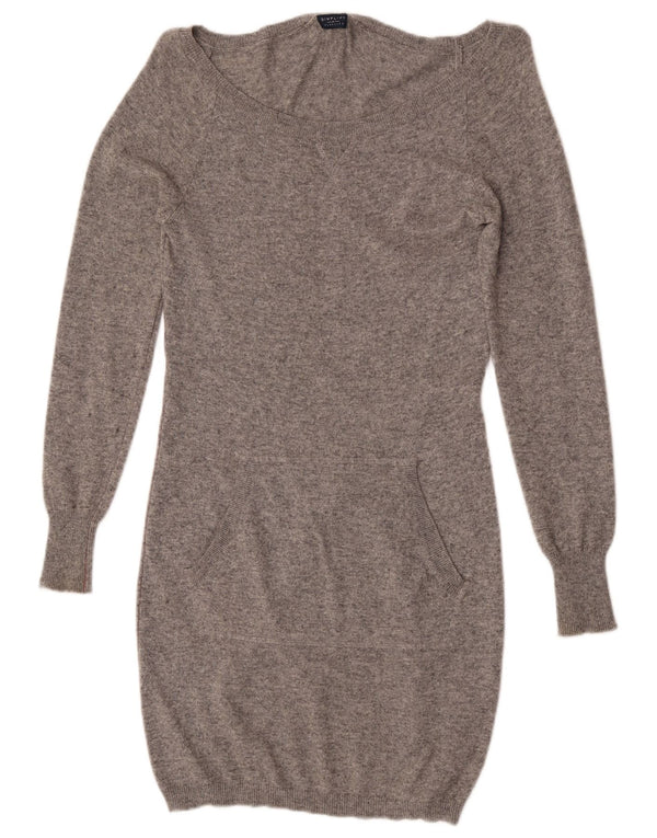 Playlife Damen Pulloverkleid UK 10 Small Grau