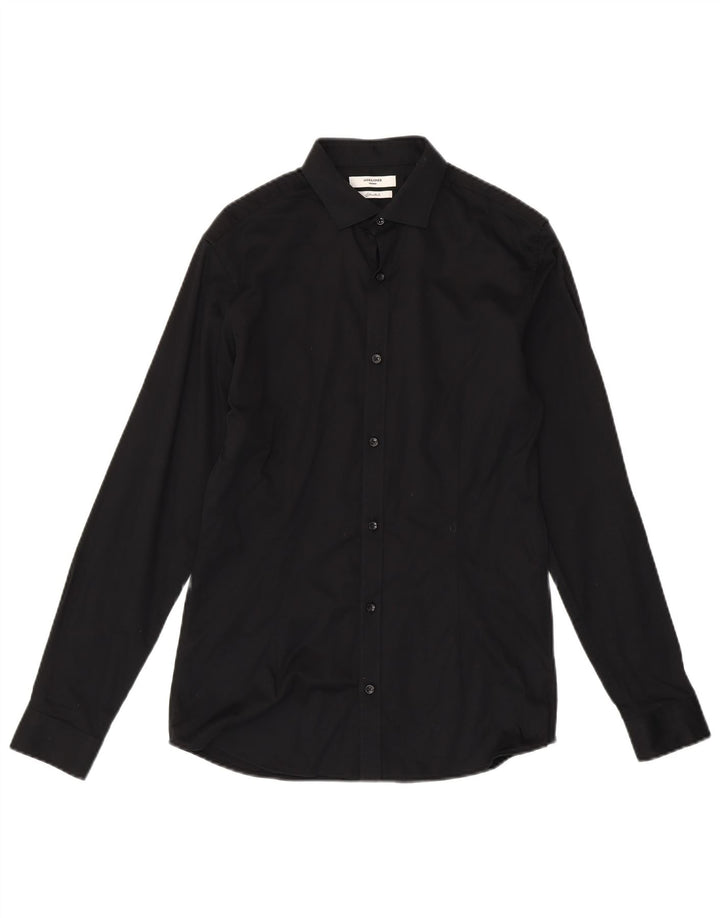 Jack & Jones Herrenhemd Small Schwarz Baumwolle