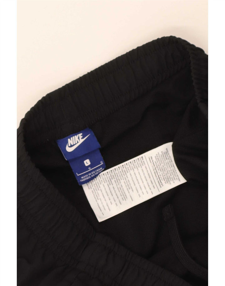Nike Herren-Trainingshose, Jogginghose, Größe L, Schwarz, Polyester