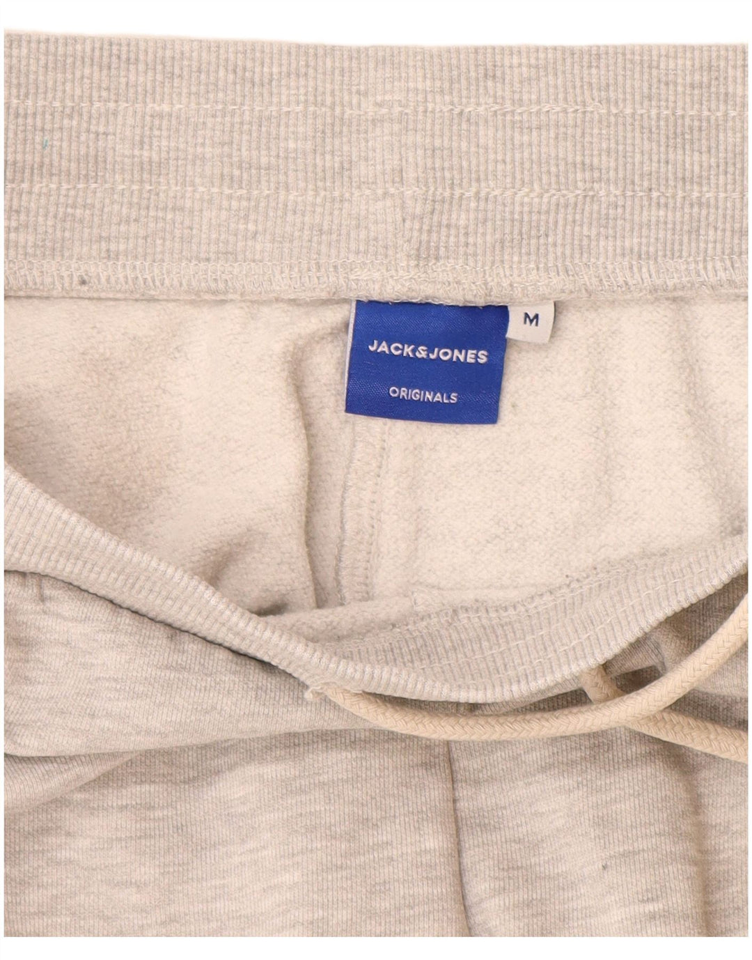 JACK & JONES Herren-Trainingshose, Jogginghose, mittelgrau gefleckte Baumwolle