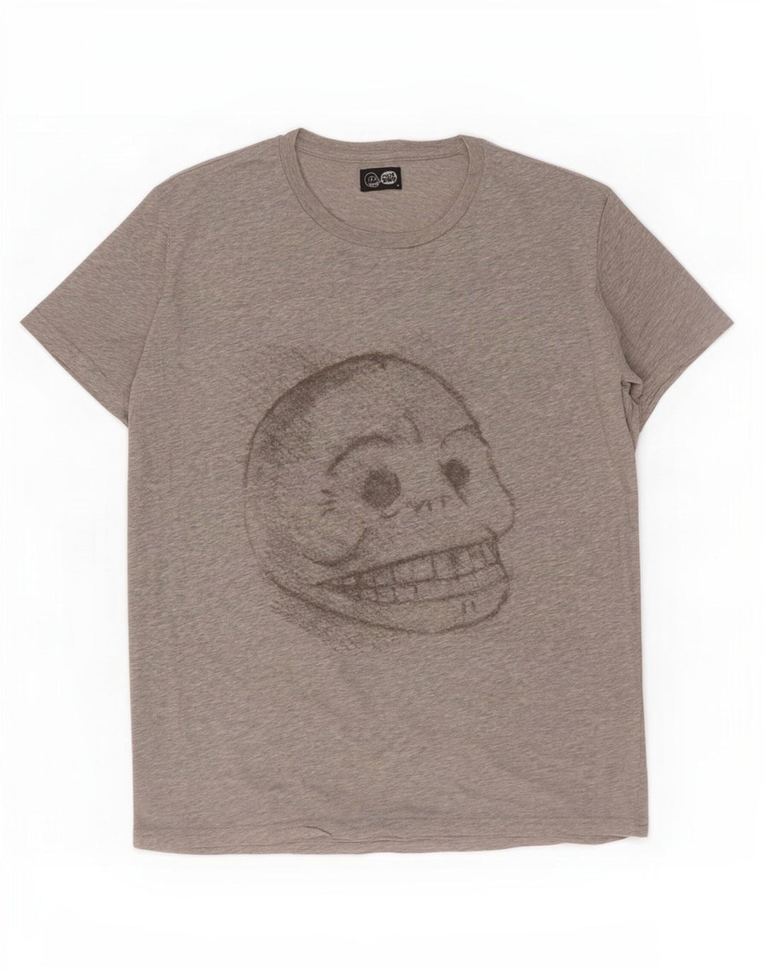 Cheap Monday Herren-T-Shirt mit Grafik, mittelgraue Baumwolle