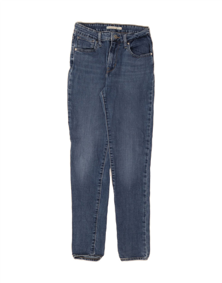 LEVI'S Womens 721 Skinny Jeans  W27 L30 Blue Polyester Vintage Levi's and Second-Hand Levi's from Messina Hembry 
