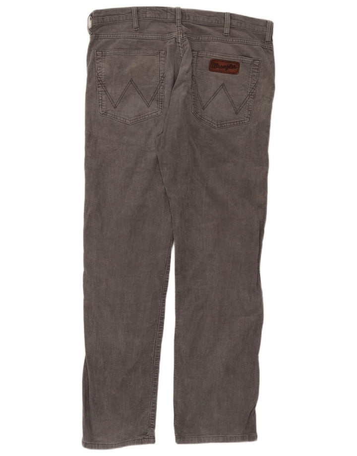 WRANGLER Herren Arizona Stretch Gerade Cordhose W36 L32 Grau