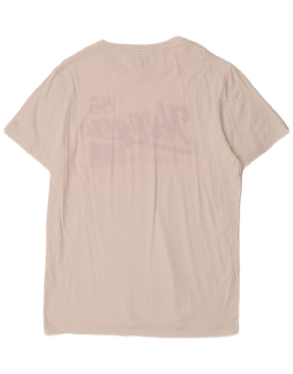 Tommy Hilfiger Herren Grafik T-Shirt Top 2XL Weiß