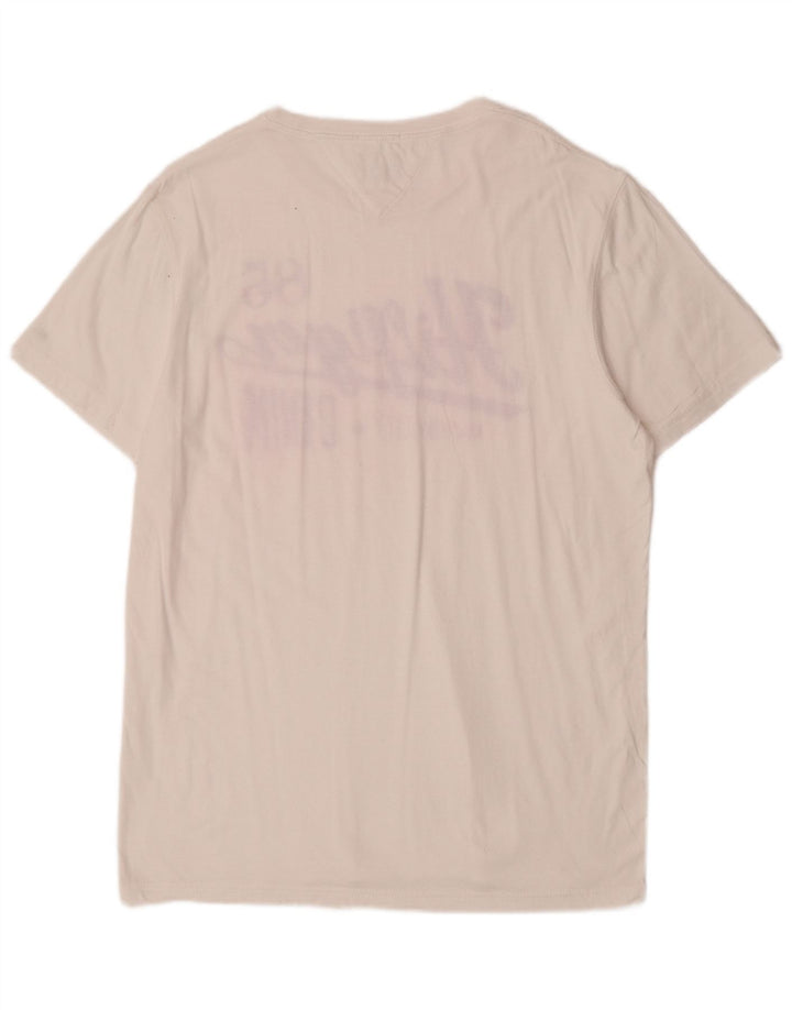 Tommy Hilfiger Herren Grafik T-Shirt Top 2XL Weiß