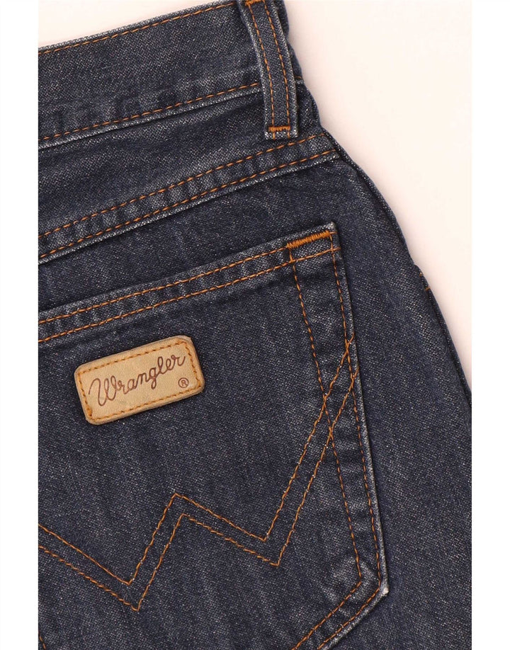 Wrangler Damen Straight Jeans W30 L31 Blau