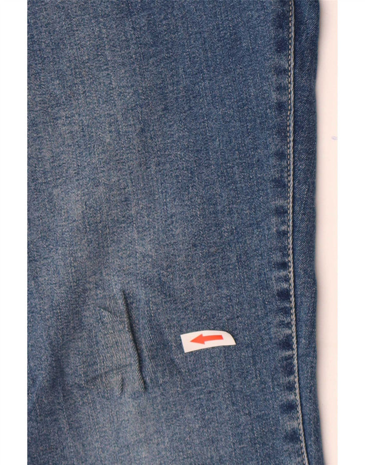 Gas Damen Slim Jeans W27 L26 Blaue Baumwolle