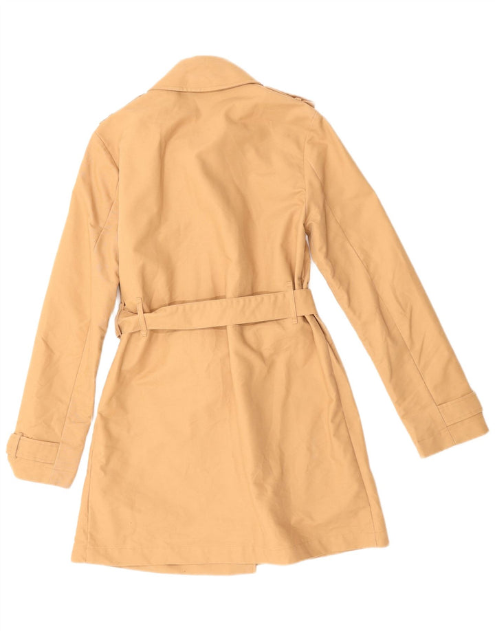 JACK WILLS Damen Trenchcoat UK 10 Small Beige Baumwolle