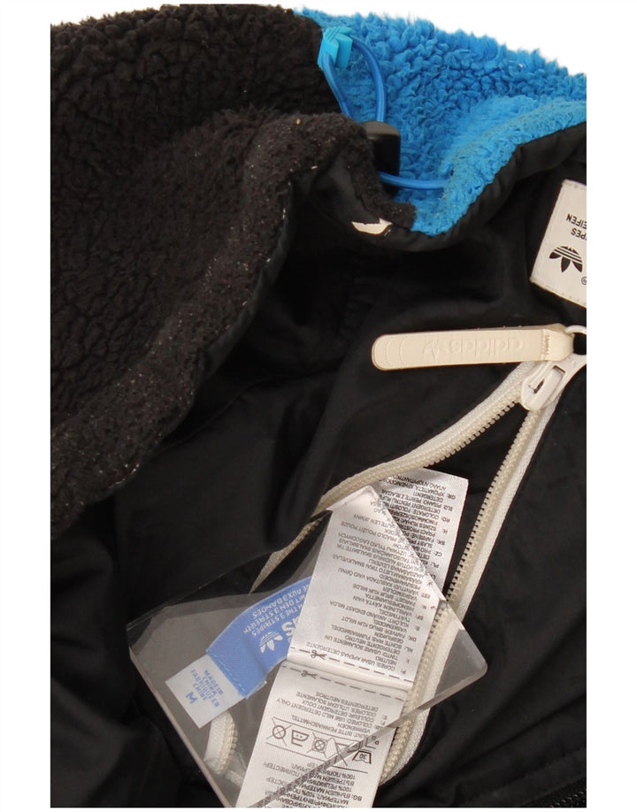 Adidas Herren Wendejacke UK 38 Medium Schwarz Polyester