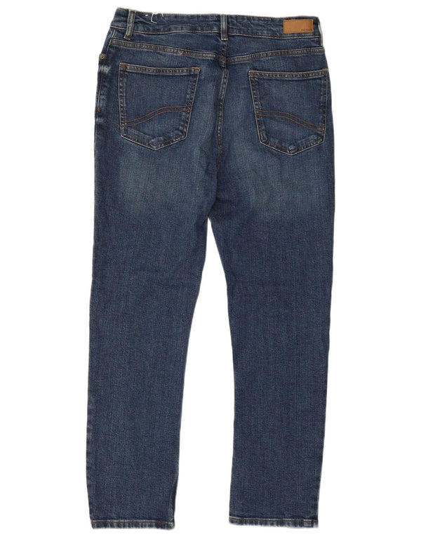 Fat Face Damen Chesham Girlfriend Slim Jeans UK 12 Medium W32 L26 Blau