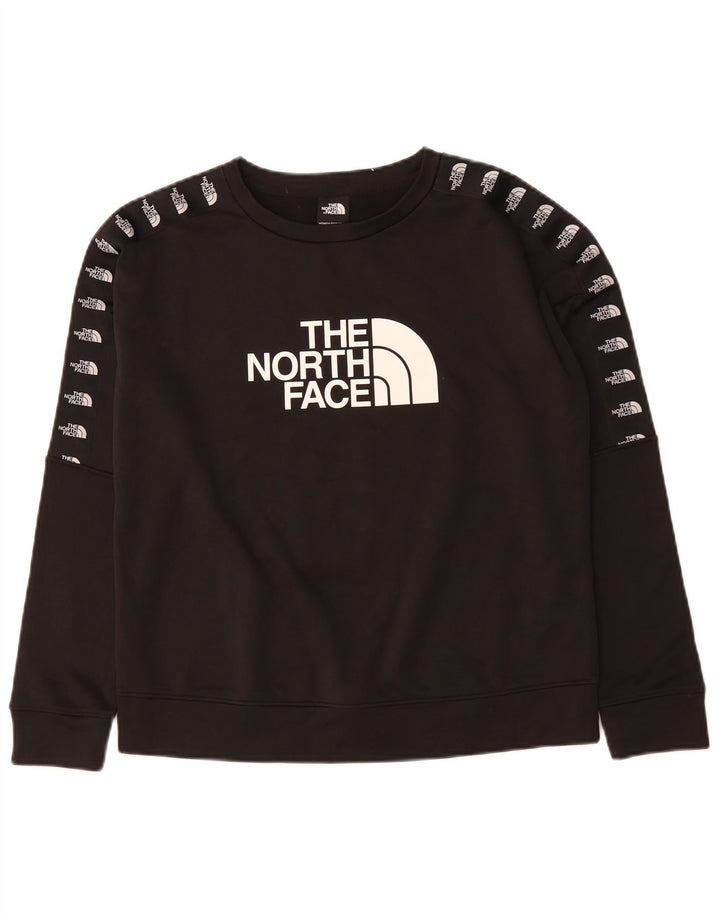 The North Face Damen Grafik-Sweatshirt-Pullover UK 14 Medium Schwarz