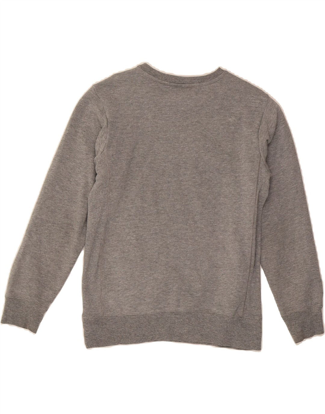 CHAMPION Womens Graphic Sweatshirt Jumper UK 12 Medium Grey Cotton Vintage Champion and Second-Hand Champion from Messina Hembry 