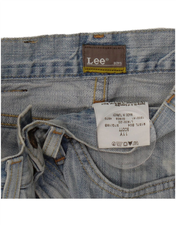 LEE Scott Straight Jeans für Jungen, 10–11 Jahre, W26 L27, blaue Baumwolle