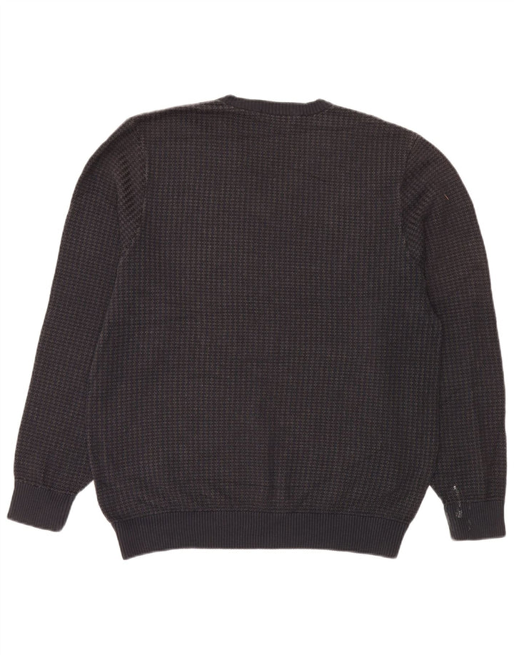 Marks & Spencer Herren-Pullover mit V-Ausschnitt, Mittelblau, Acryl
