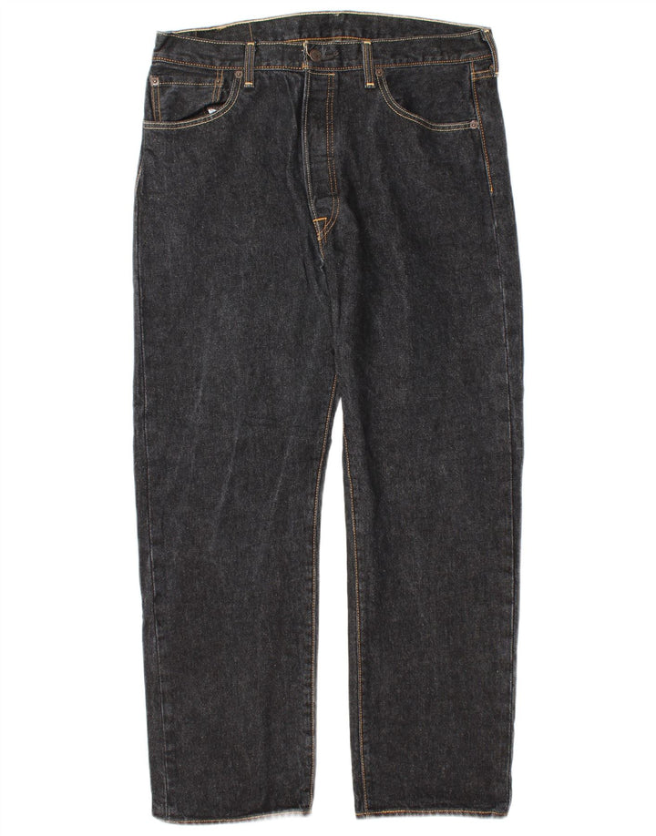 Levi's Herren 501 Straight Jeans W36 L32 Graue Baumwolle