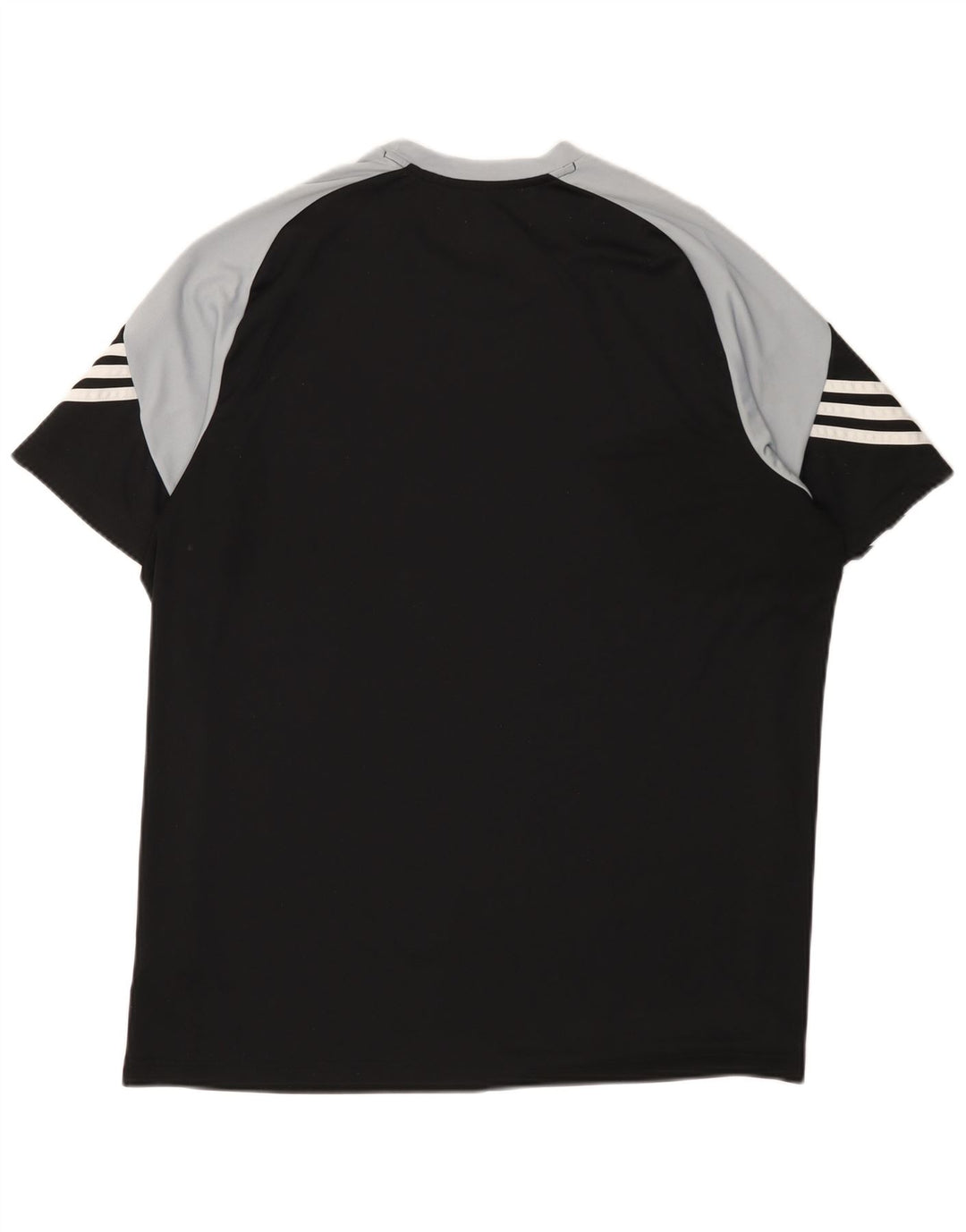 ADIDAS Herren Climalite Graphic T-Shirt Top XL Schwarz Colourblock Polyester