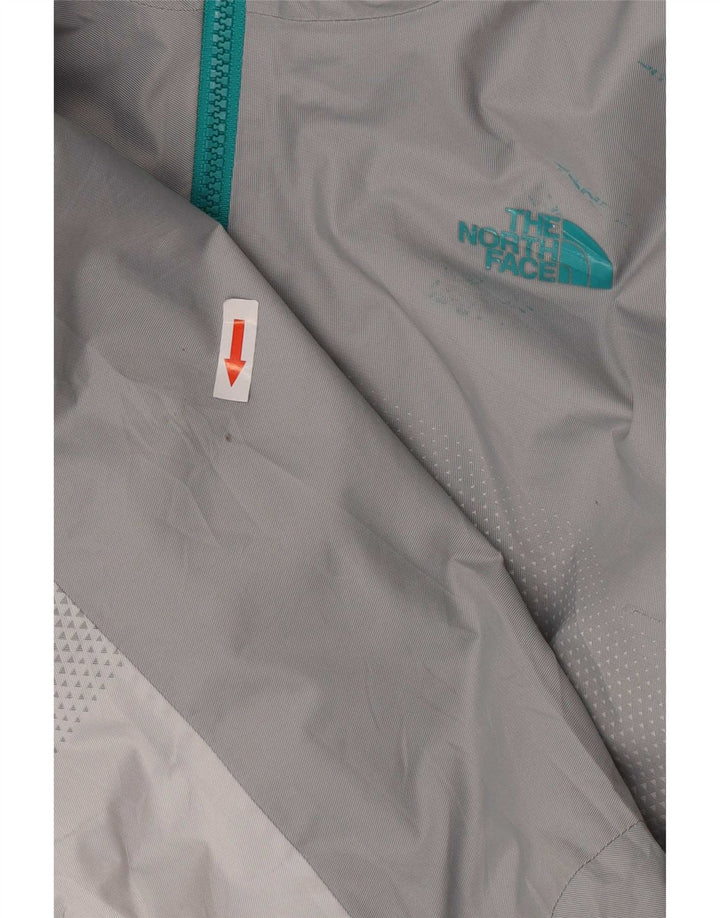 The North Face Damen-Regenjacke mit Kapuze, UK 14, Mittelgrau, Farbblock
