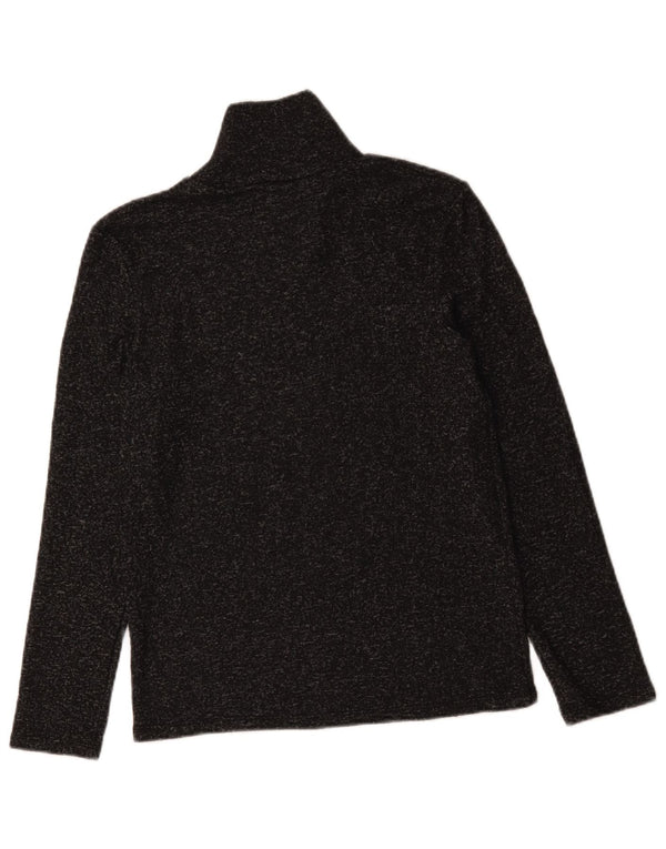 Rollkragenpullover von Zara für Damen, Gr. 40, Größe L, Schwarz gefleckt