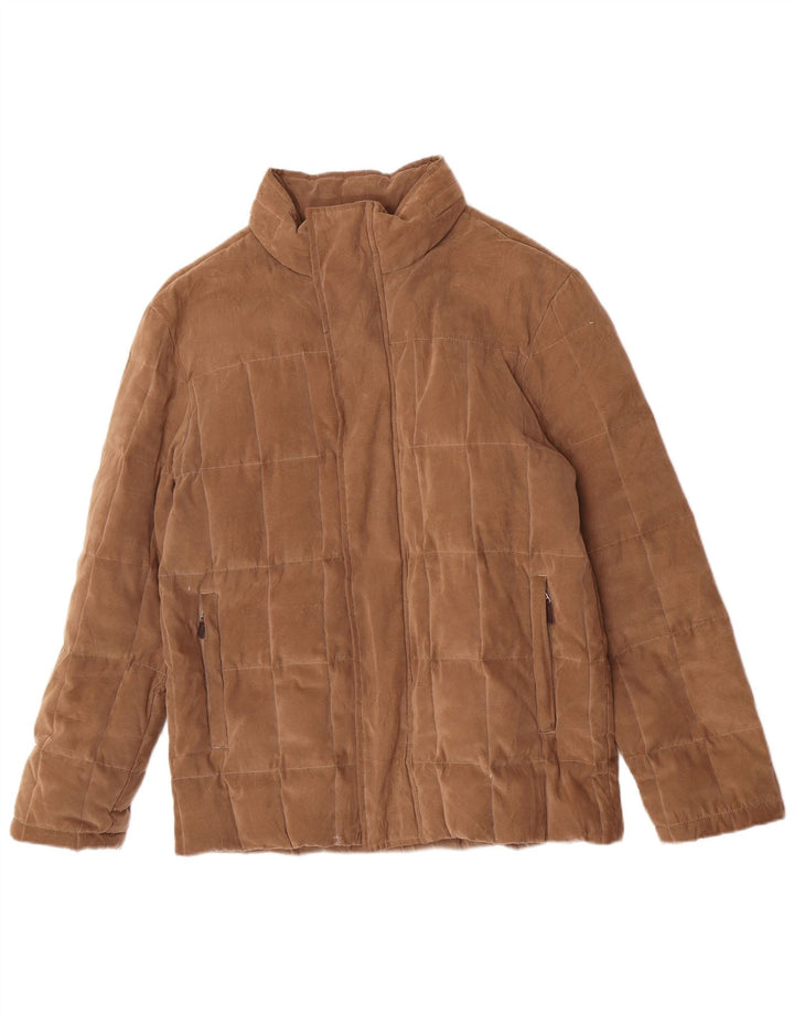 Pal Zileri Herren-Kapuzenjacke, gepolstert, IT 50, Größe L, braun, Polyester