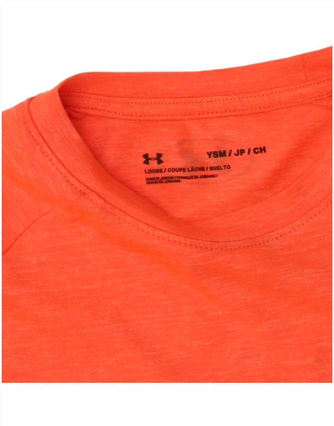 Under Armour T-Shirt-Oberteil für Jungen, 7–8 Jahre, Größe S, Orange