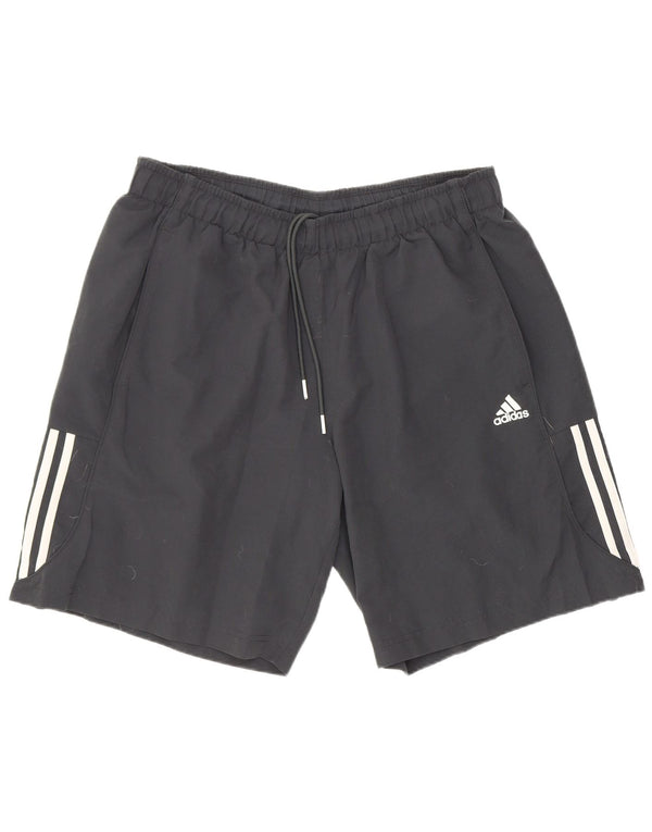 Adidas Herren Sport Shorts Large Schwarz Polyester Sport