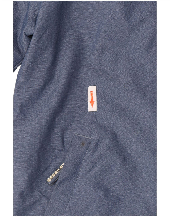 Superdry Damen Graphic Windjacke UK 14 Mittelblau