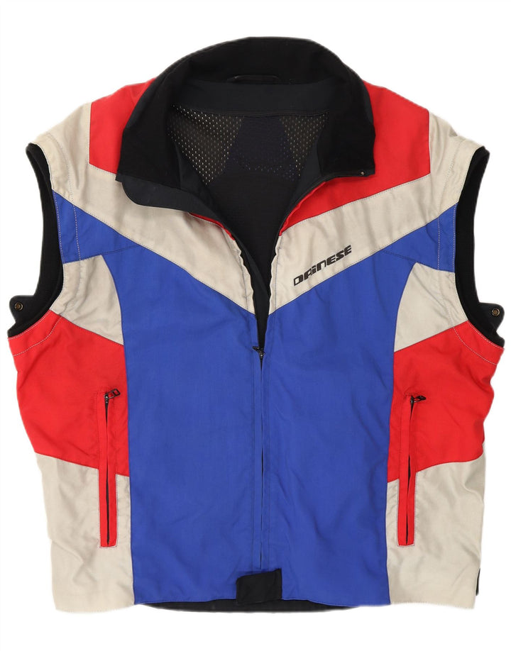 Dainese Herren Graphic Biker Gilet IT 56 XL Mehrfarbiger Farbblock