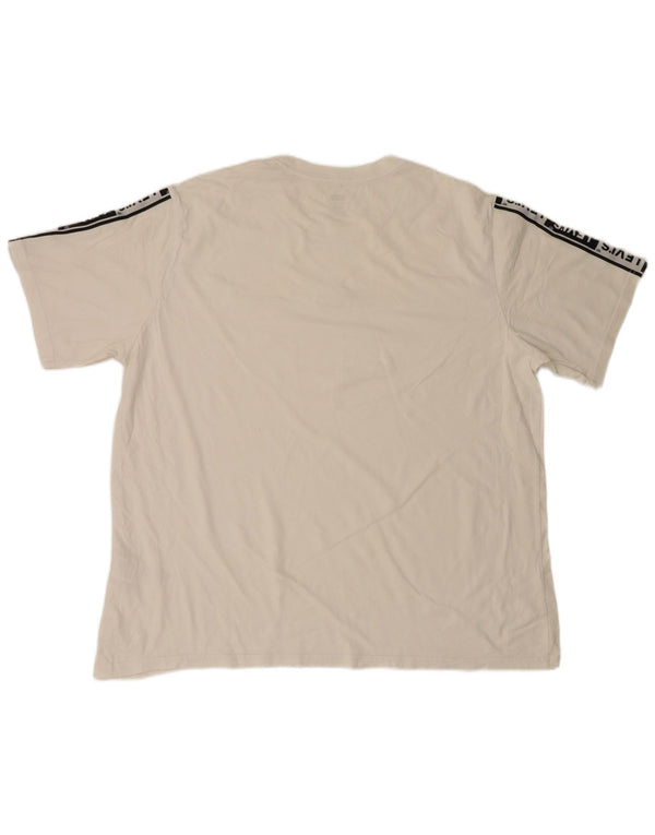 Levi's Herren Relaxed Graphic T-Shirt Top XL aus weißer Baumwolle