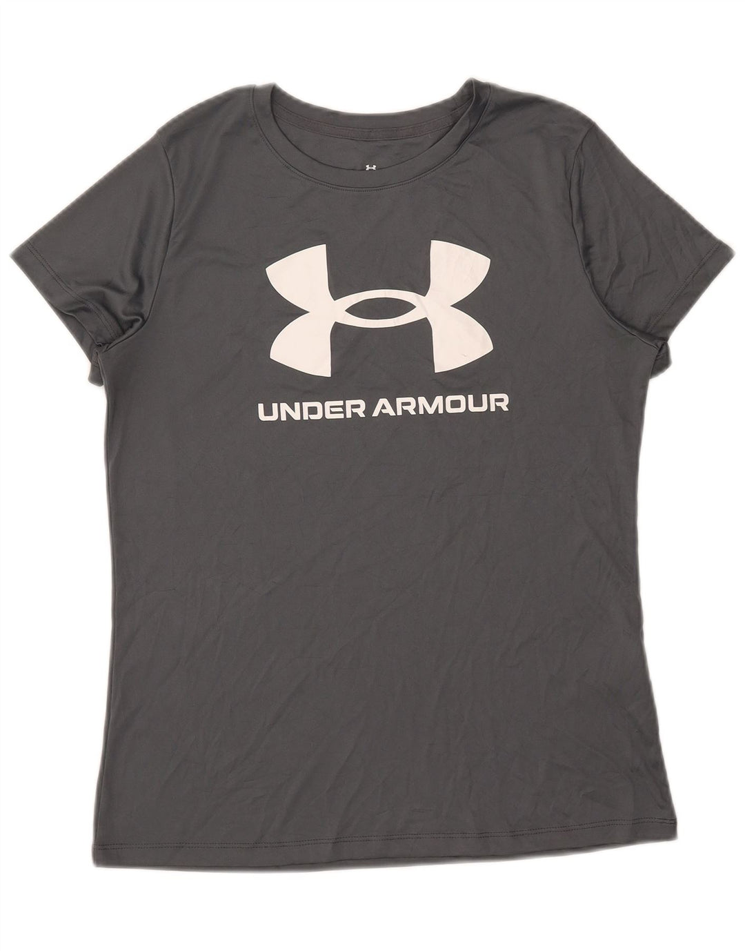 Under Armour Herren-T-Shirt mit Grafik, mittelgraues Polyester