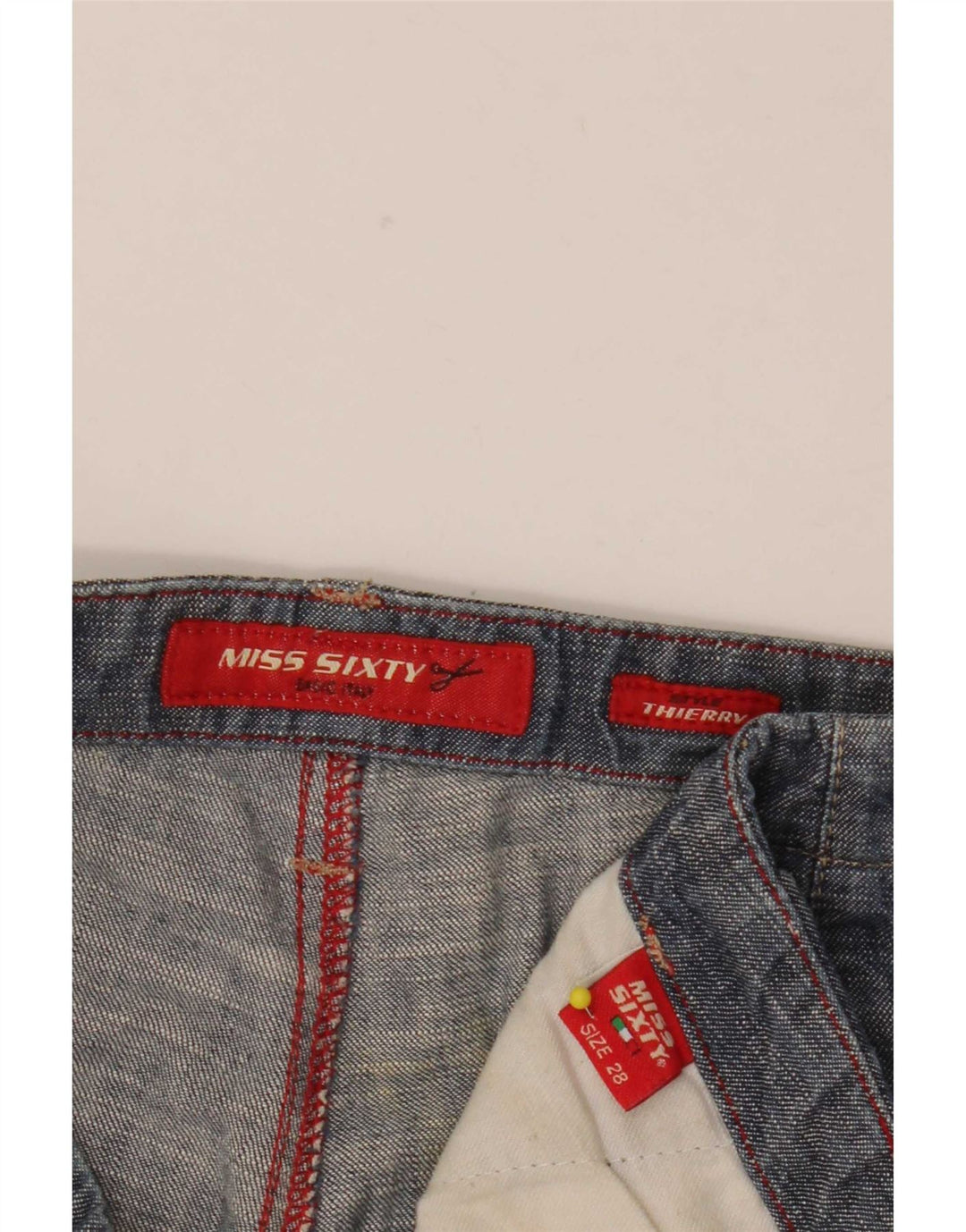 Miss Sixty Schlagjeans für Damen W28 L33 Marineblaue Baumwolle