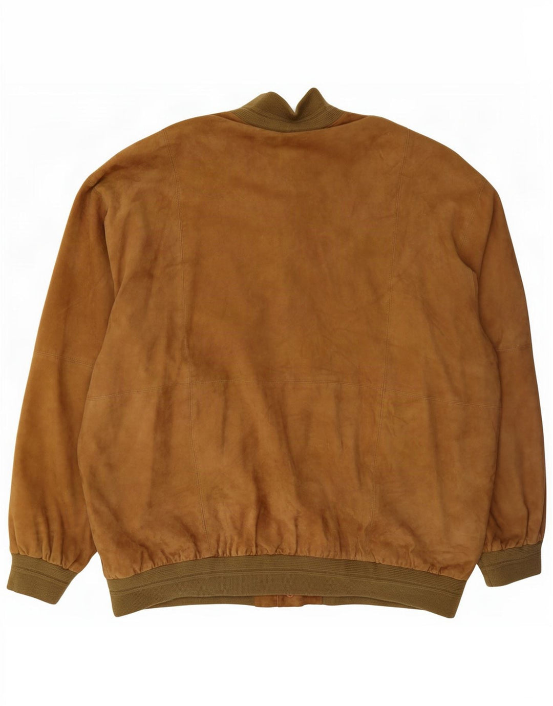 Barisal Herren Wildleder Bomberjacke IT 58 4XL Beige Leder