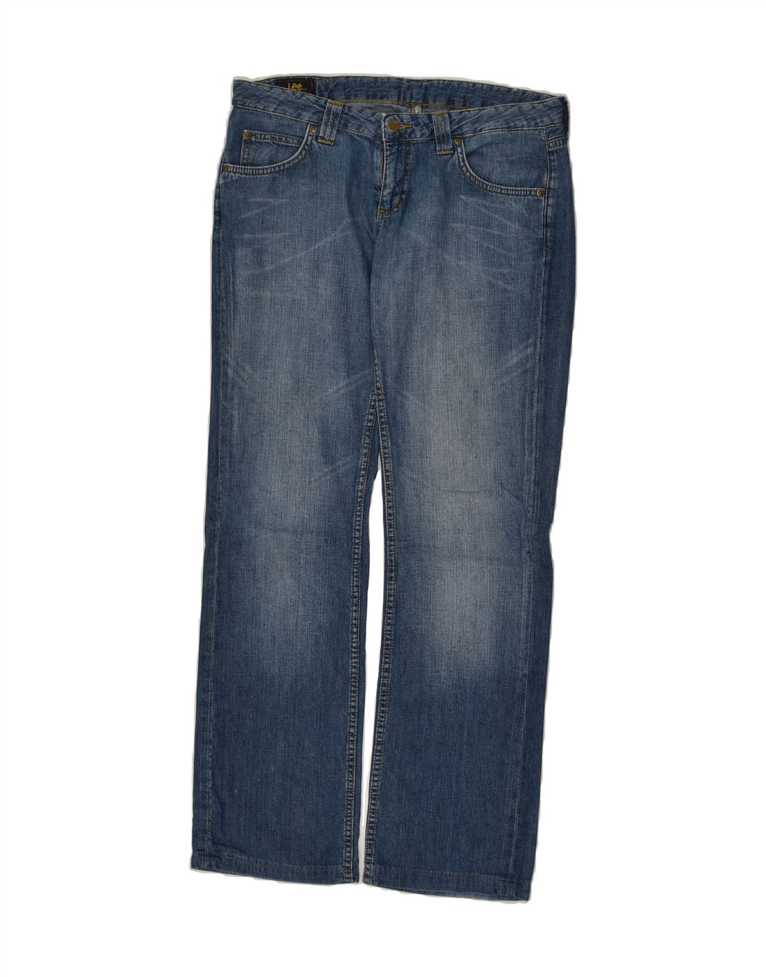 LEE Womens Jinx Straight Jeans W30 L35  Blue Cotton | Vintage Lee | Thrift | Second-Hand Lee | Used Clothing | Messina Hembry 