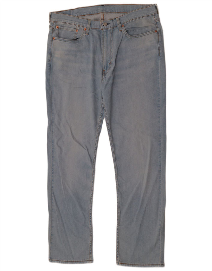 Levi's Herren 514 Straight Jeans W36 L32 Blaue Baumwolle