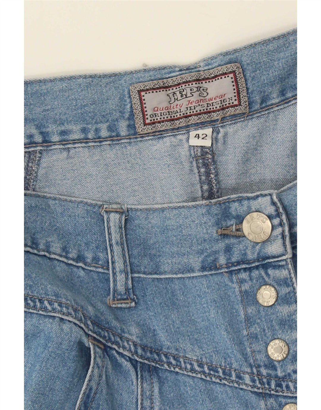 Jep's Damen Maxi-Jeansrock IT 42 Medium W32 Blau