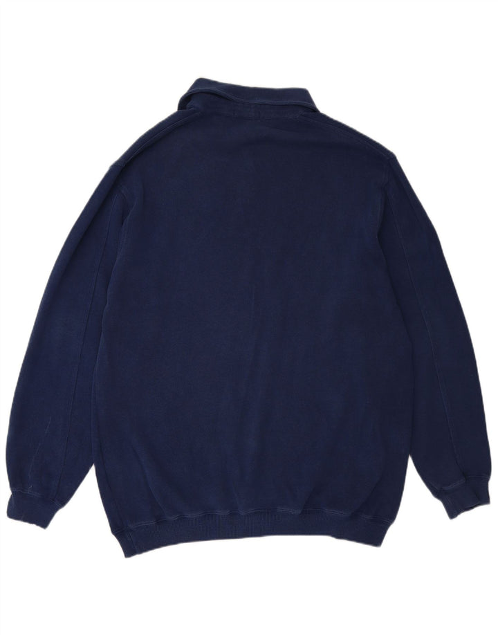 GANT Herren-Pullover mit Rollkragen, groß, marineblau, Baumwolle