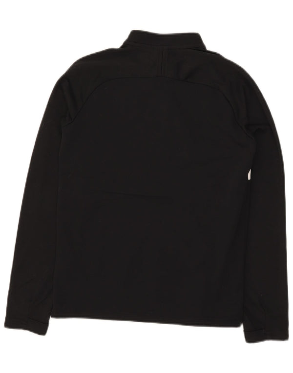 Nike Dri Fit Pullover-Trainingsanzugoberteil für Jungen, 10–11 Jahre, mittelgroß, Schwarz