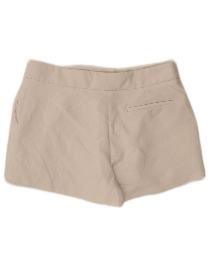 Zara Damen Skort UK 6 XS W30 Weiße Viskose