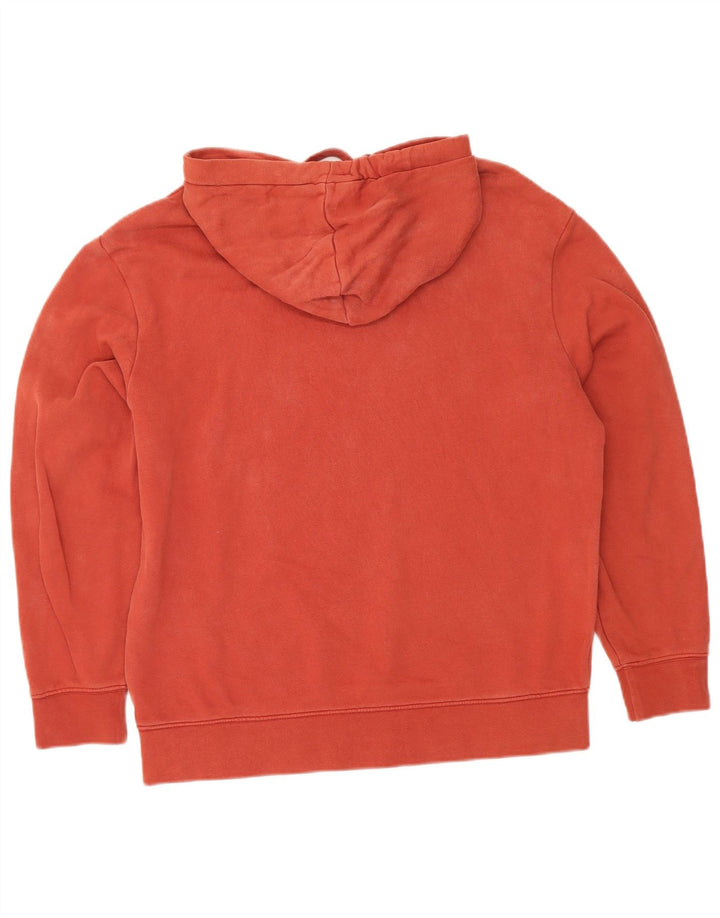 Lee Herren-Kapuzenpullover mit normaler Passform, mittelrote Baumwolle