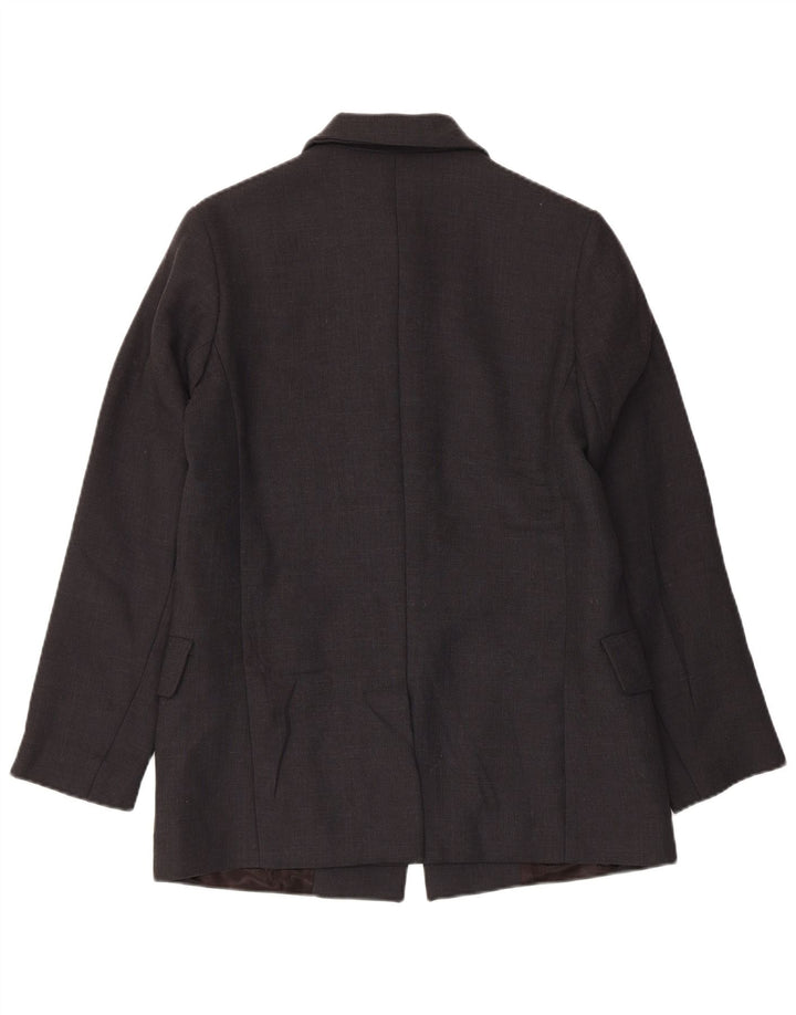 Belfe & Belfe Damen-Blazerjacke mit 4 Knöpfen, IT 40, kleine schwarze Schurwolle