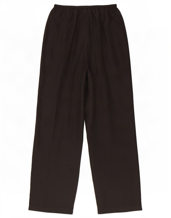 Monsoon Damen-Freizeithose mit lockerer Passform, UK 12, M, B32, L30, schwarze Seide