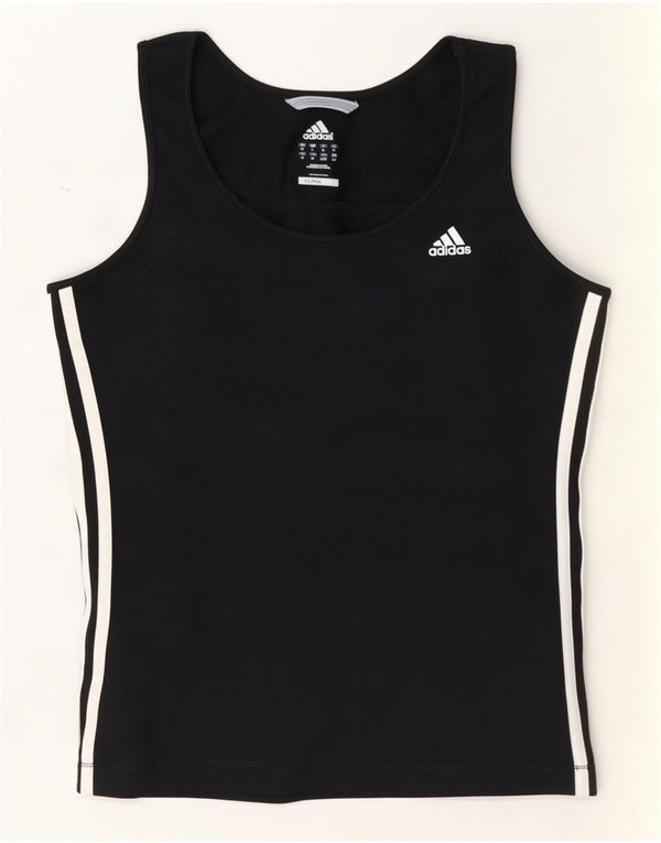Adidas Damen Climalite Weste Top UK 18 XL Schwarz