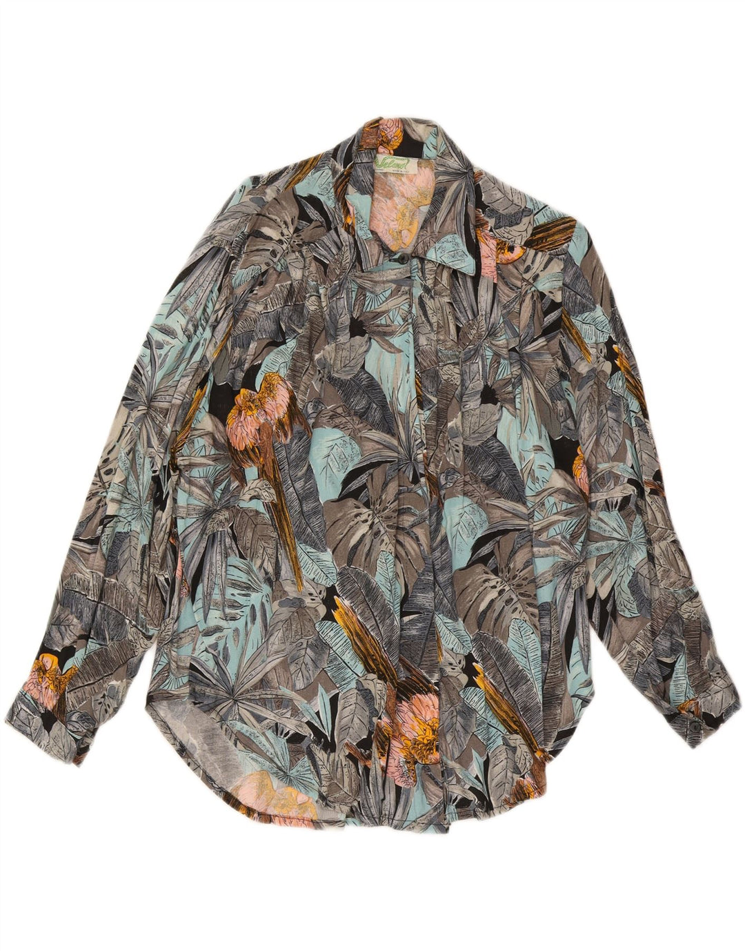 VELENO Damen-Hemdbluse UK 20 2XL Mehrfarbige florale Viskose