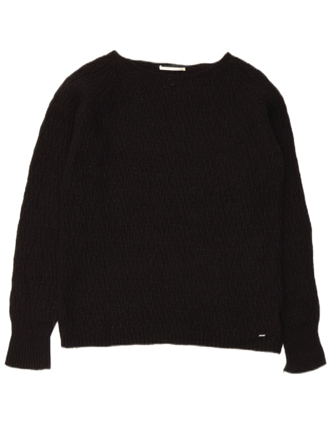 Gas Damen-Pullover mit U-Boot-Ausschnitt, Gr. 8, Schwarz