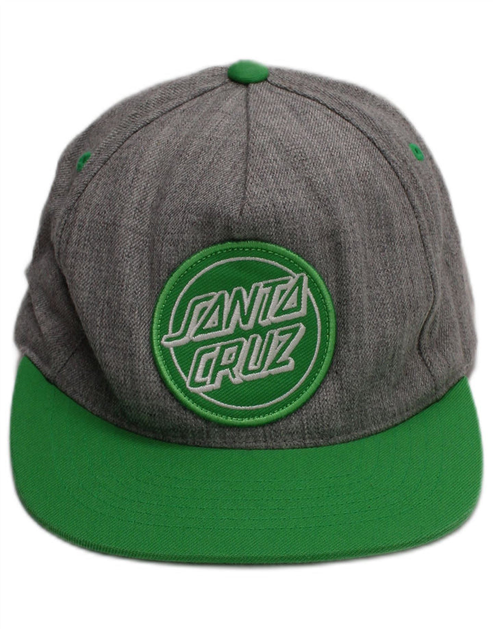 SANTA CRUZ Mens Graphic Snapback Cap One Size Grey Acrylic