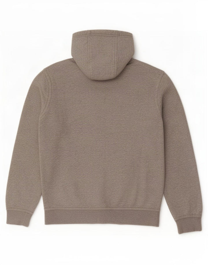 Nike Herren-Kapuzenpullover mit Reißverschluss, klein, grau gefleckte Baumwolle