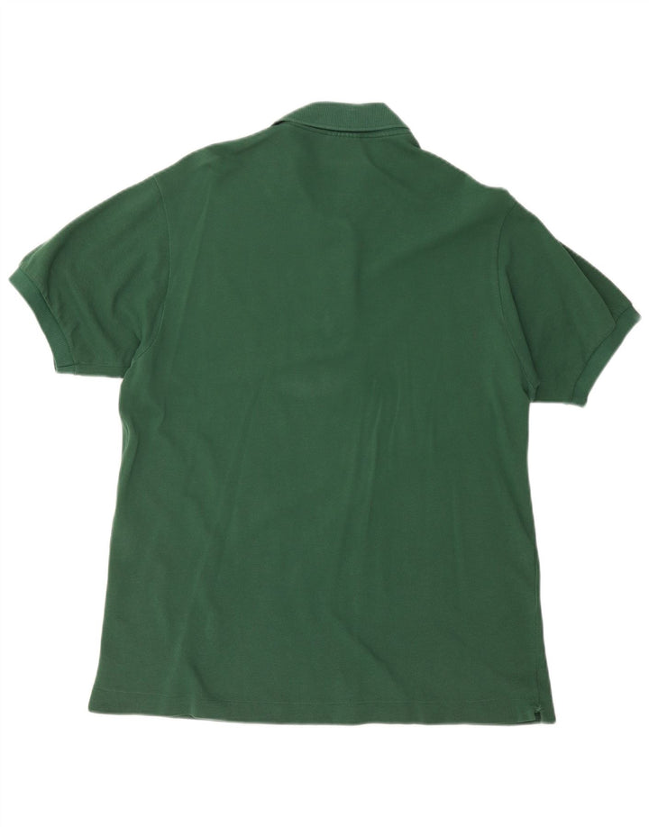 Lacoste Herren-Poloshirt, Größe 5, große grüne Baumwolle